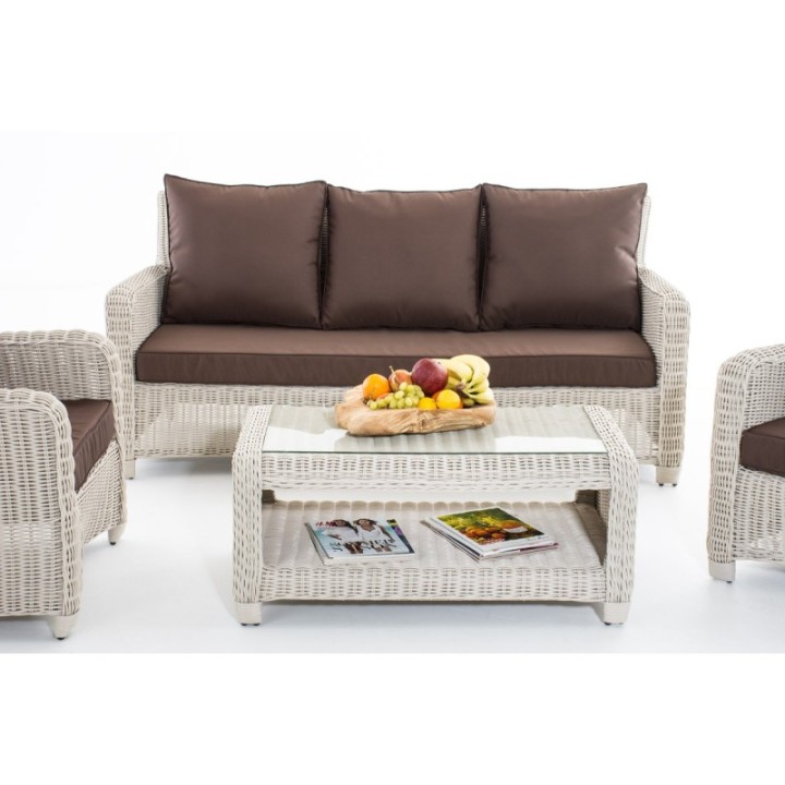 Gartengarnitur San Fernando 5mm Terrabraun