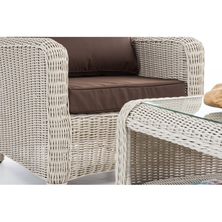 Gartengarnitur San Fernando 5mm Terrabraun