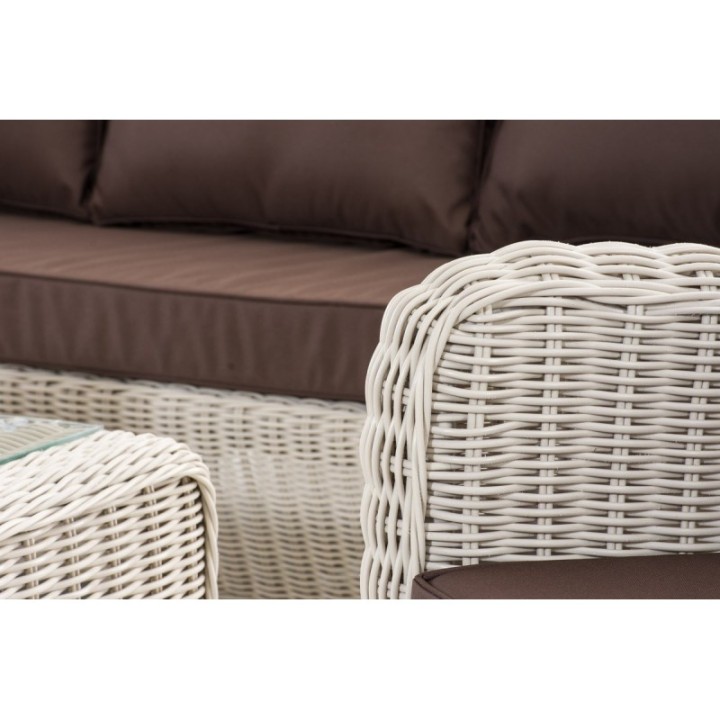 Gartengarnitur San Fernando 5mm Terrabraun