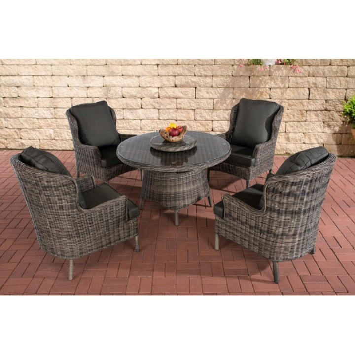 Gartengarnitur Jardin 5mm Anthrazit