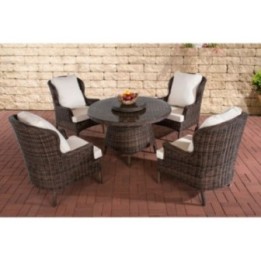 Gartengarnitur Jardin 5mm Cremeweiss