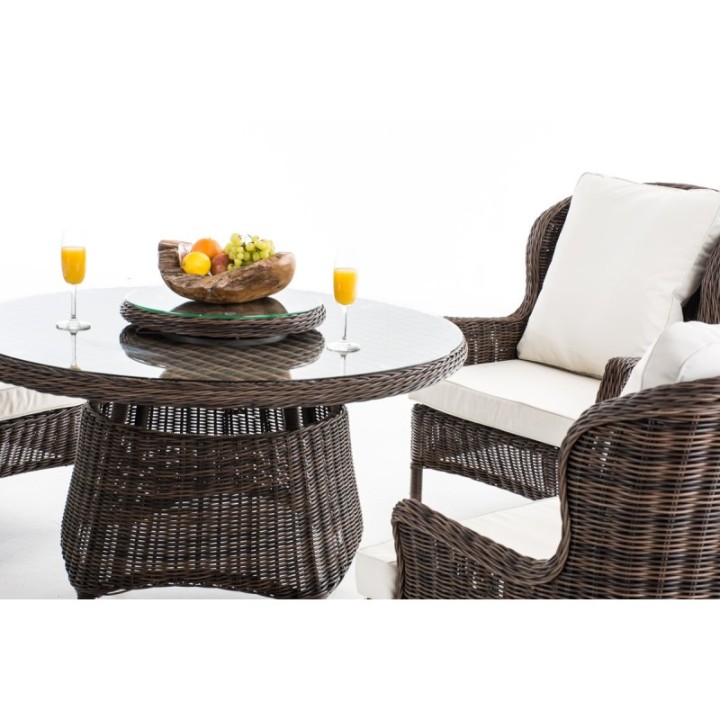 Gartengarnitur Jardin 5mm Cremeweiss