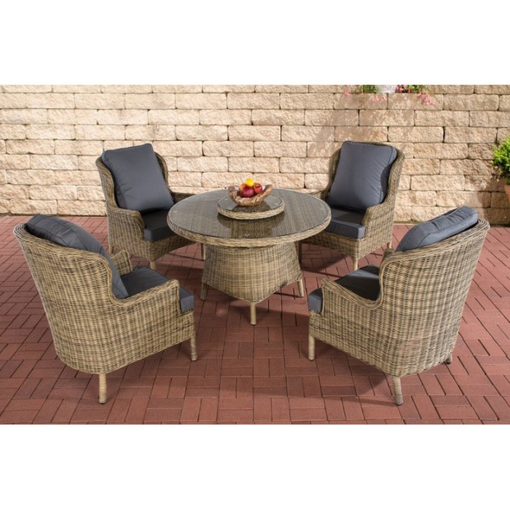 Gartengarnitur Jardin 5mm Eisengrau