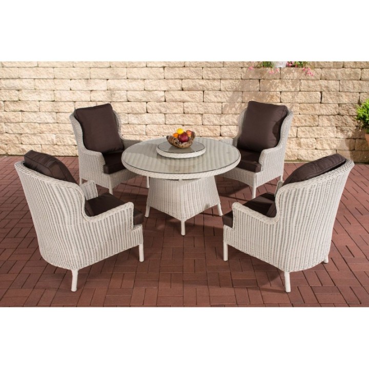 Gartengarnitur Jardin 5mm Terrabraun