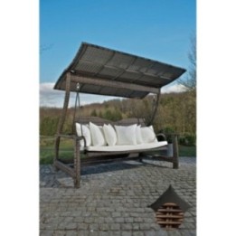 3er Hollywood Schaukel Ocean Anthrazit 5mm