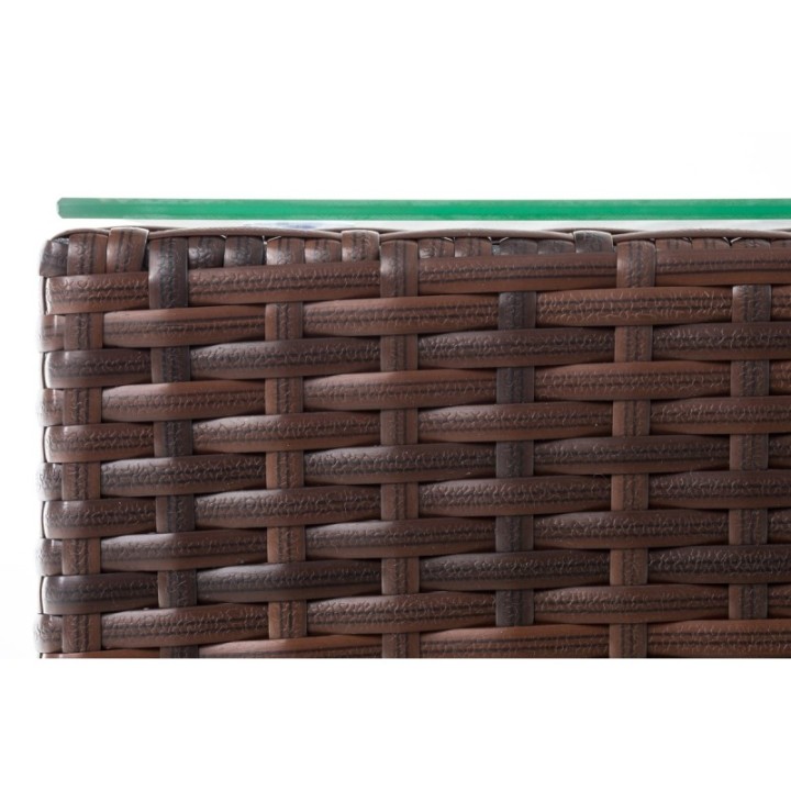 Beistelltisch Vilato Flachrattan