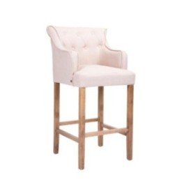 Barhocker Lykso Stoff antik-hell