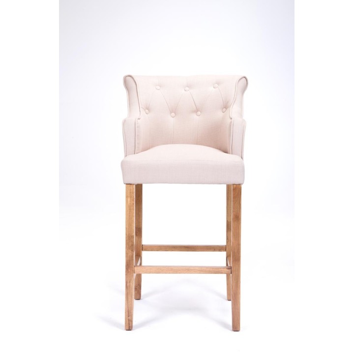 Barhocker Lykso Stoff antik-hell