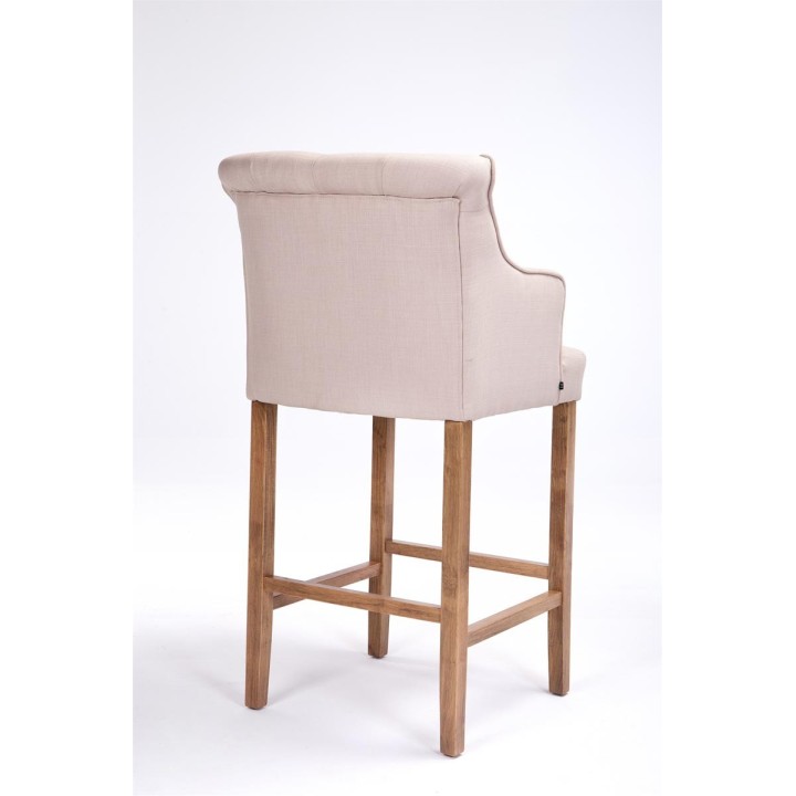 Barhocker Lykso Stoff antik-hell