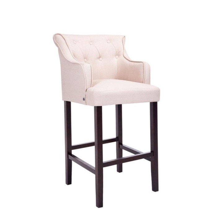 Barhocker Lykso Stoff braun