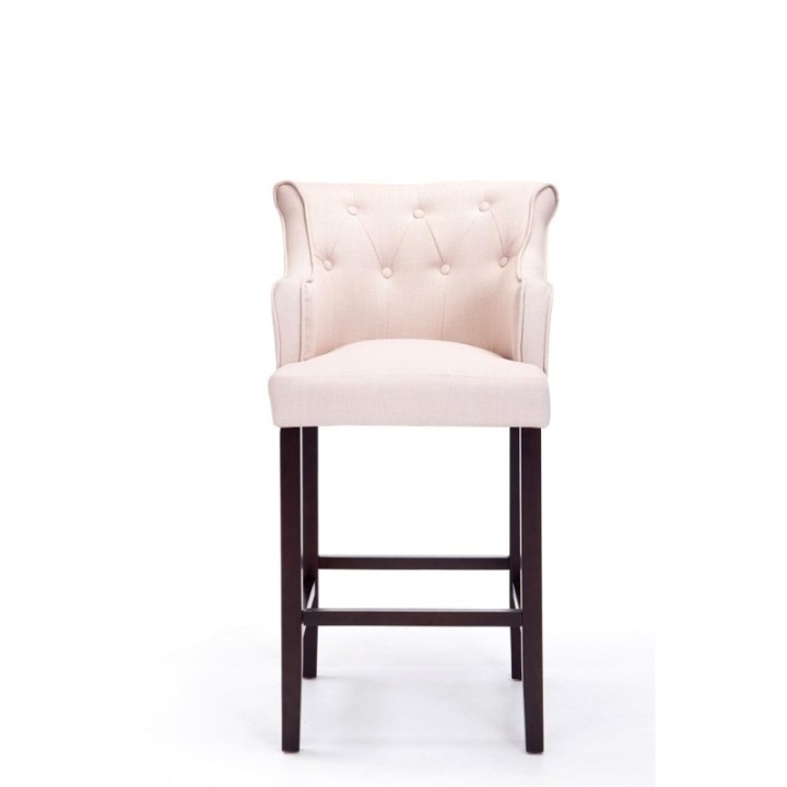 Barhocker Lykso Stoff braun