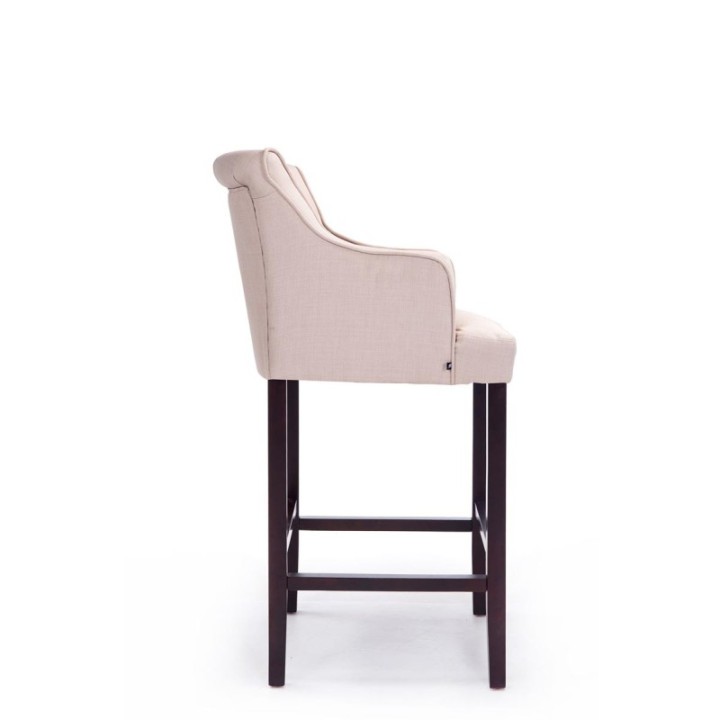 Barhocker Lykso Stoff braun