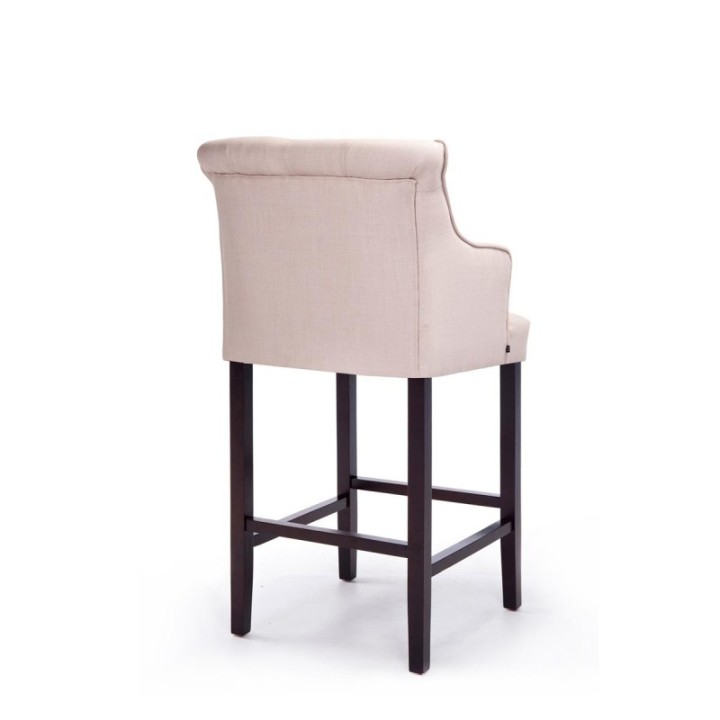 Barhocker Lykso Stoff braun