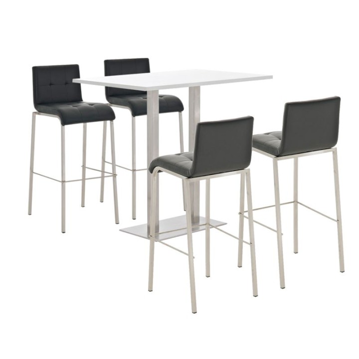 Bar Set Velosa, weiss glanz 