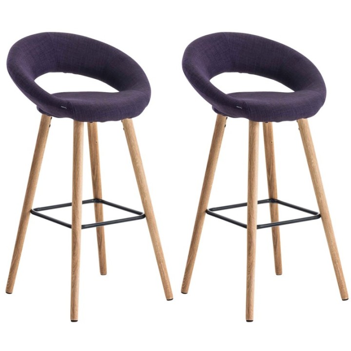 2er Set Barhocker Tampa Stoff