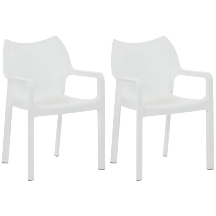 2er SET Stapelstuhl DIVA