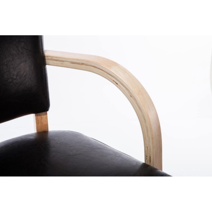 Barhocker Lionel mit Armlehne natura
