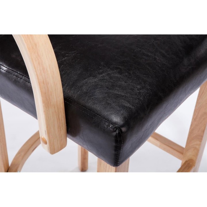 Barhocker Lionel mit Armlehne natura