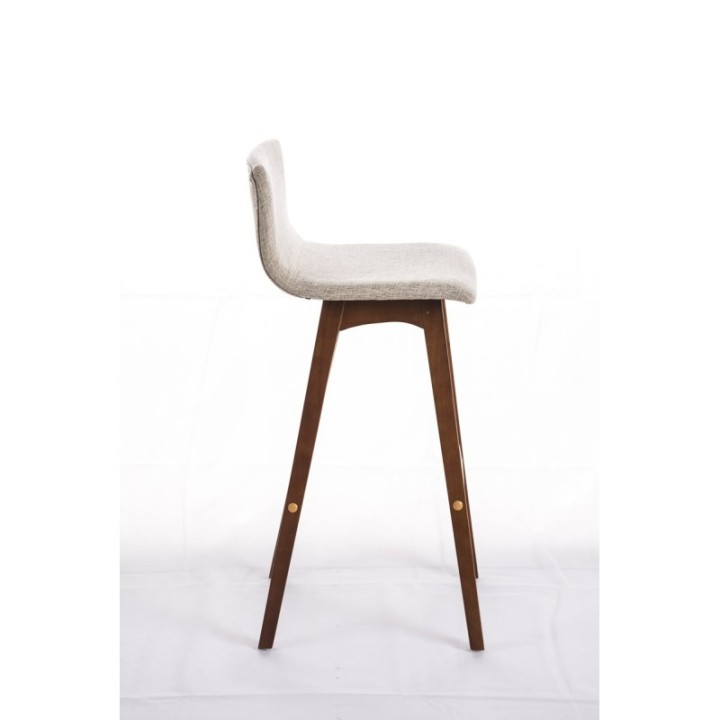 Barhocker Taunus Stoff Walnuss