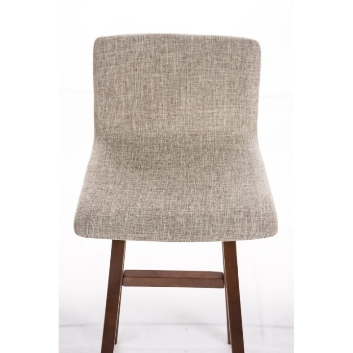 Barhocker Taunus Stoff Walnuss
