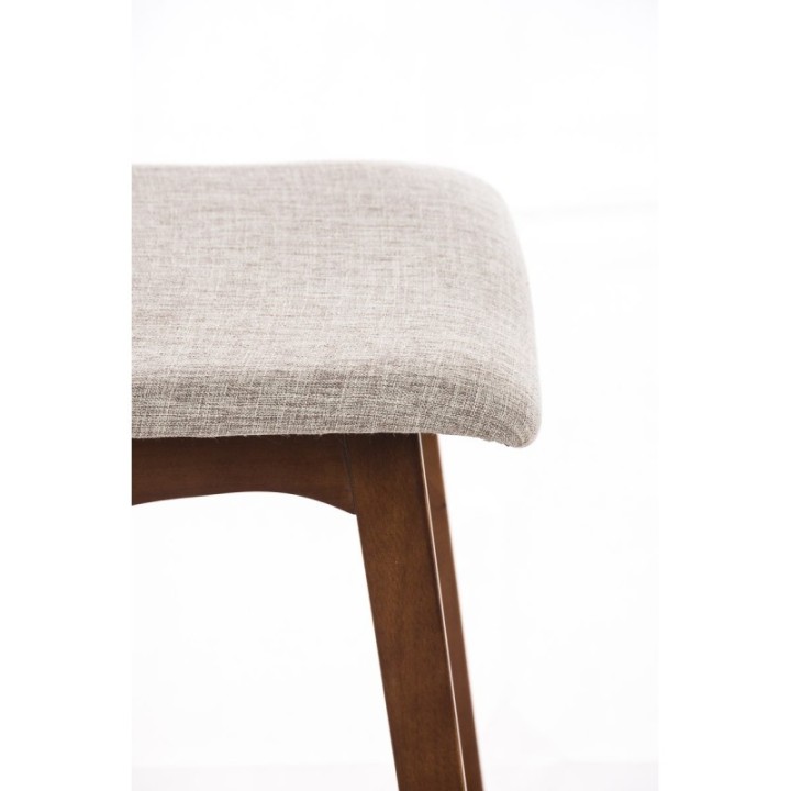 Barhocker Taunus Stoff Walnuss