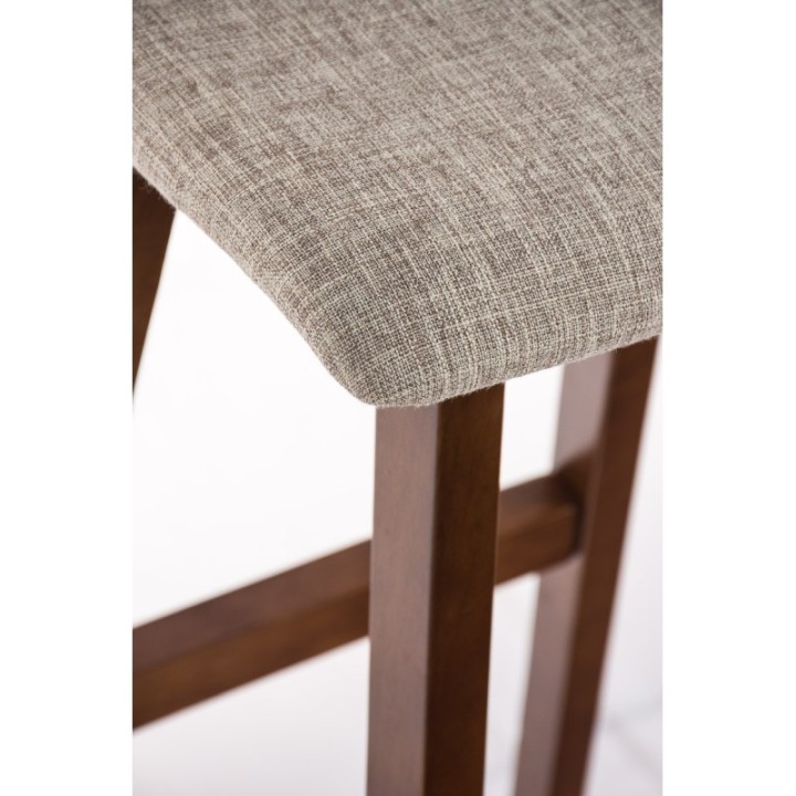 Barhocker Taunus Stoff Walnuss