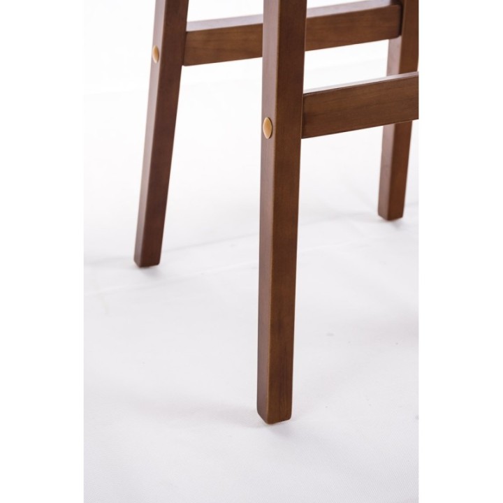 Barhocker Taunus Stoff Walnuss