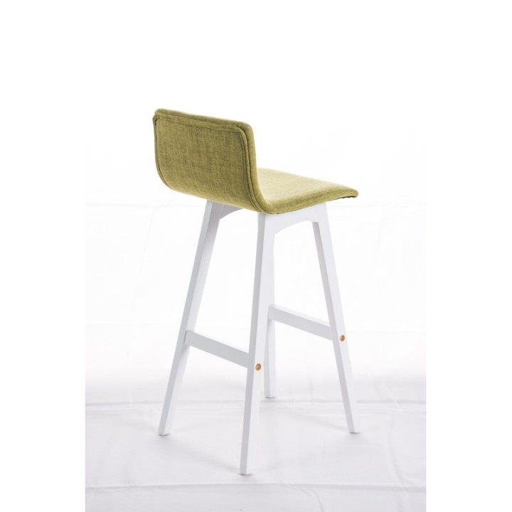 Barhocker Taunus Stoff Weiß