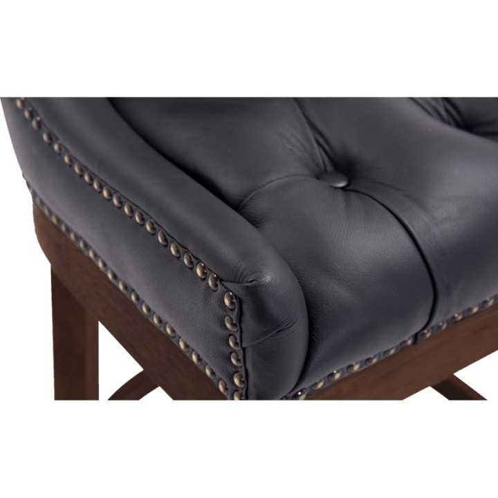 Barhocker Lakewood Echtleder, Antik