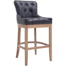 Barhocker Lakewood Echtleder, Antik-hell