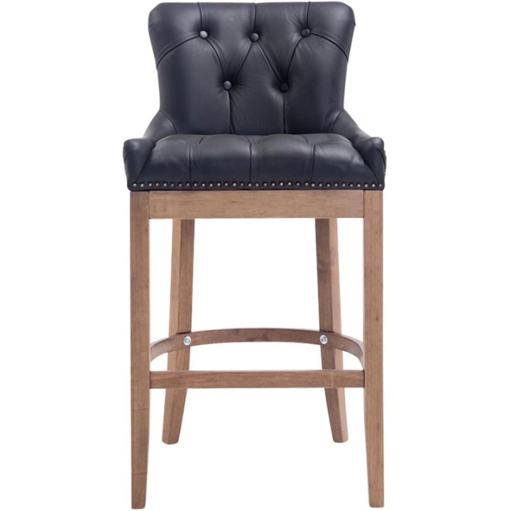Barhocker Lakewood Echtleder, Antik-hell