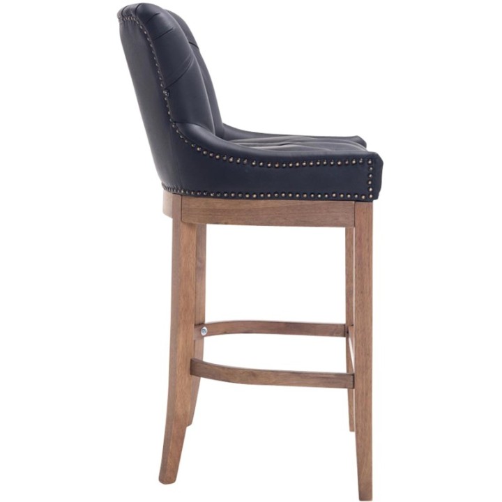 Barhocker Lakewood Echtleder, Antik-hell