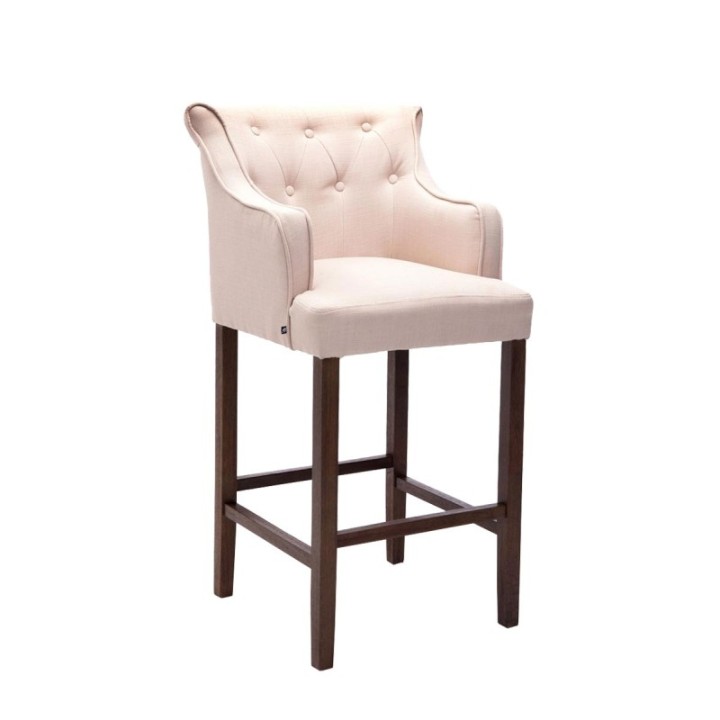 Barhocker Lykso Stoff antik-dunkel