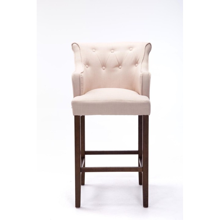 Barhocker Lykso Stoff antik-dunkel