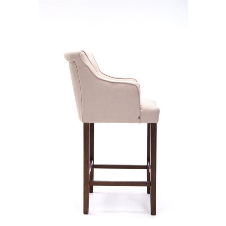 Barhocker Lykso Stoff antik-dunkel