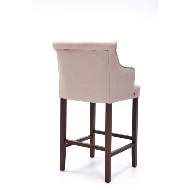 Barhocker Lykso Stoff antik-dunkel