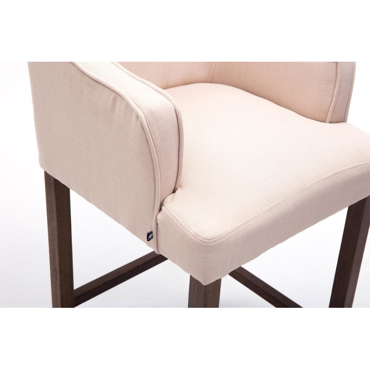 Barhocker Lykso Stoff antik-dunkel