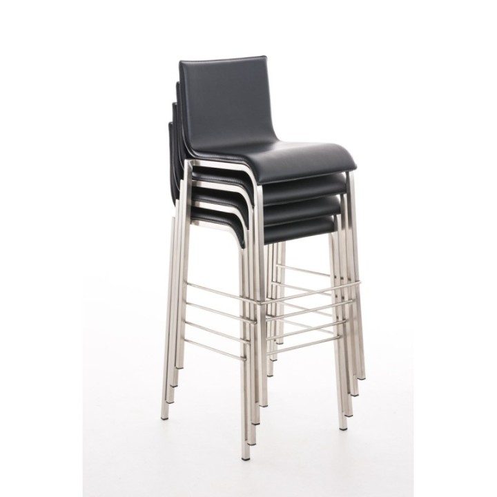 Barhocker Avola Leder Flach W78