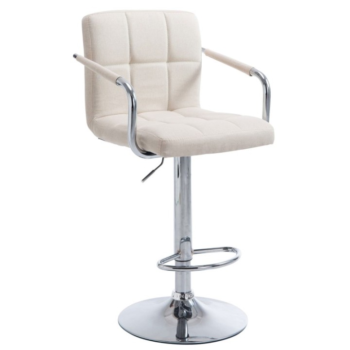 Barhocker Lucy V2 Stoff chrom