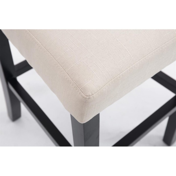 Barhocker Raphael Stoff schwarz