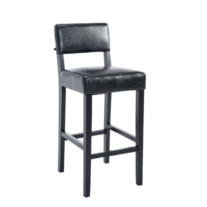 Barhocker Moritz Kunstleder schwarz