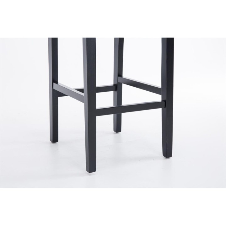 Barhocker Moritz Kunstleder schwarz