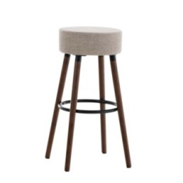 Barhocker Karl Stoff walnuss