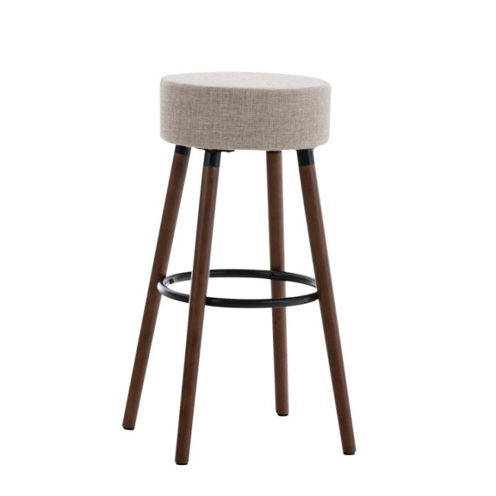 Barhocker Karl Stoff walnuss