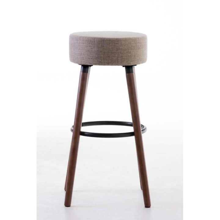 Barhocker Karl Stoff walnuss