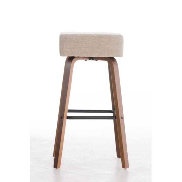 Barhocker Luca Stoff walnuss