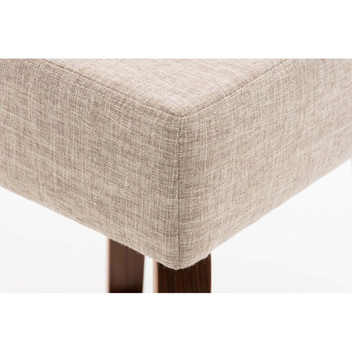 Barhocker Luca Stoff walnuss