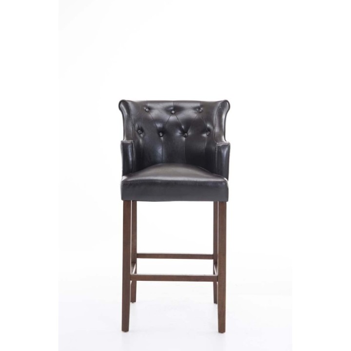Barhocker Lykso Kunstleder antik-dunkel