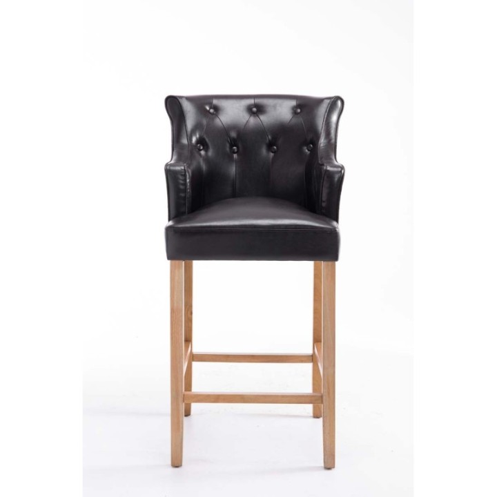 Barhocker Lykso Kunstleder antik-hell
