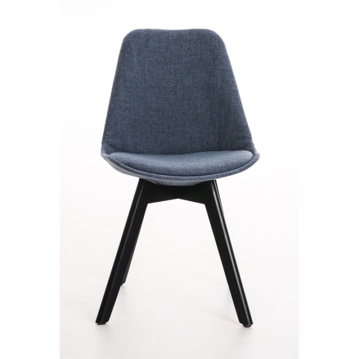 Besucherstuhl Borneo STOFF, schwarz